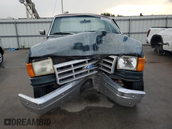 1991 Ford F-150 with VIN 1FTEF14H6MKB03184, listed as a Copart auction lot 69576934 with 0 mi miles and Salvage Title. Bid and sale history available at carsss.com. Image 5.