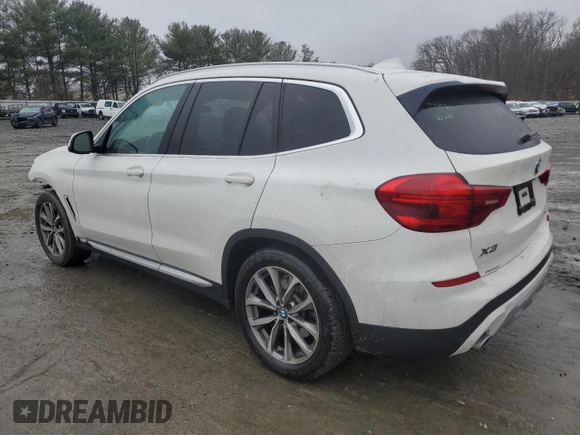 2019 BMW X3 xDrive30i with VIN 5UXTR9C55KLD92961, listed as a Copart auction lot 43133565 with 90,574 mi miles and Salvage Title. Bid and sale history available at carsss.com. Image 2.
