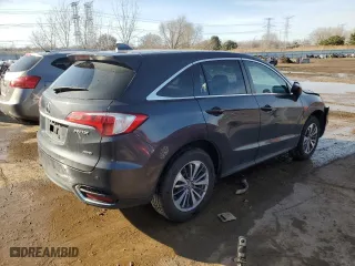 2016 Acura RDX Advance Pkg with VIN 5J8TB4H77GL022331, listed as a Copart auction lot 48377425 with 107,367 mi miles and Salvage Title. Bid and sale history available at carsss.com. Image 3.