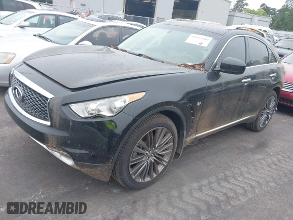 2017 Infiniti QX70 z VIN JN8CS1MU2HM140540, wystawiony jako IAAI lot #42367880 z przebiegiem 109 214 mil mil oraz . Historia ofert i sprzedaży dostępna na DreamBid. Obrazek 17.