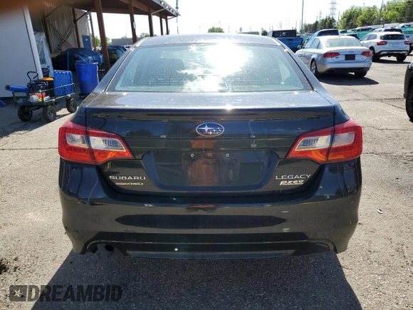 2017 Subaru Legacy with VIN 4S3BNAB68H3023828, listed as a Copart auction lot 57171015 with 105,460 mi miles and Salvage title. Bid and sale history available at DreamBid. Image 6.