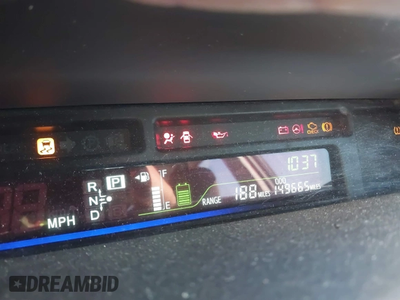 2013 Toyota Prius Two with VIN JTDZN3EU6D3285412, listed as a IAAI auction lot 41623833 with 149,665 mi miles and . Bid and sale history available at DreamBid. Image 16.
