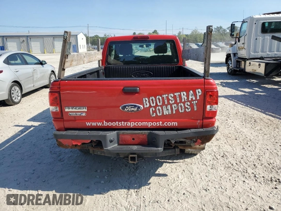 2010 Ford Ranger XLT with VIN 1FTLR4FE1APA49083, listed as a Copart auction lot 70589954 with 142,558 mi miles and Non Repairable. Bid and sale history available at carsss.com. Image 6.
