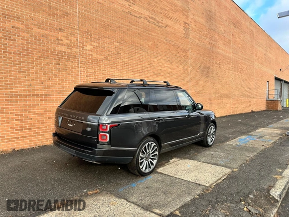 2020 Land Rover Range Rover with VIN SALGS5SE6LA588346, listed as a Copart auction lot 81150904 with 47,444 mi miles and Salvage title. Bid and sale history available at DreamBid. Image 4.
