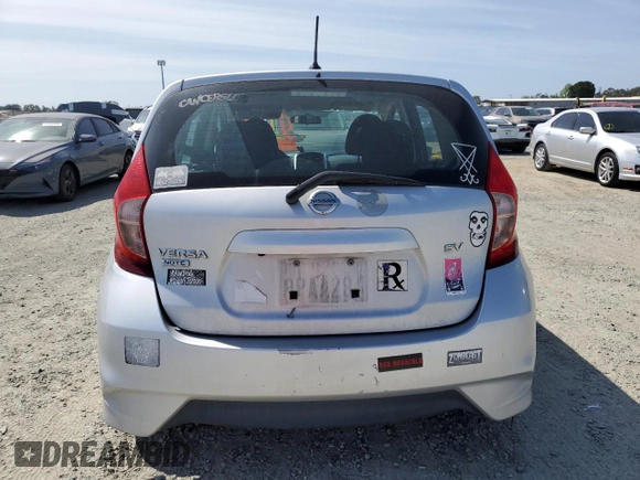 2017 Nissan Versa Note SR with VIN 3N1CE2CP4HL376575, listed as a Copart auction lot 53660365 with 0 mi miles and Clean Title. Bid and sale history available at carsss.com. Image 6.