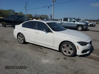 2016 BMW 3 Series 328i with VIN WBA8E9G54GNT44077, listed as a Copart auction lot 52255465 with 127,496 mi miles and Salvage Title. Bid and sale history available at carsss.com. Image 4.