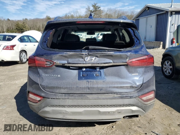 2020 Hyundai Santa Fe Limited with VIN 5NMS5CAD6LH274031, listed as a Copart auction lot 48226125 with 25,676 mi miles and Salvage Title. Bid and sale history available at carsss.com. Image 6.