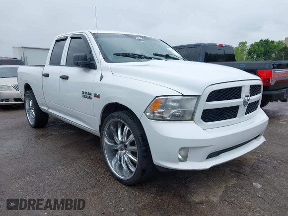 2013 Ram 1500 Express with VIN 1C6RR6FT0DS577470, listed as a IAAI auction lot 42196242 with 175,823 mi miles and . Bid and sale history available at DreamBid. Image 1.