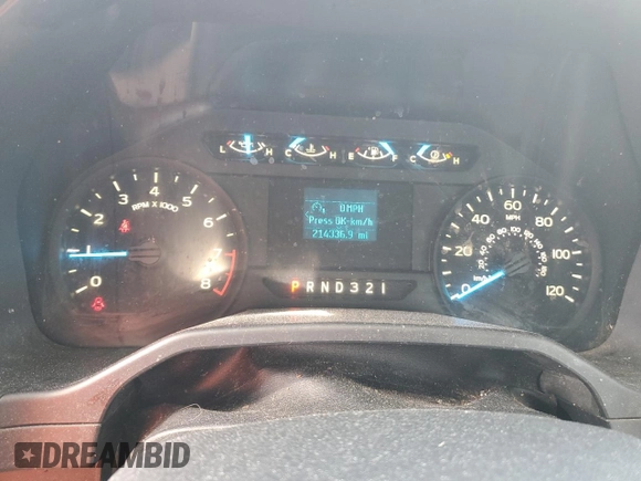 2016 Ford F-150 XL with VIN 1FTMF1C89GFB21740, listed as a Copart auction lot 51065425 with 214,336 mi miles and Clean Title. Bid and sale history available at carsss.com. Image 9.