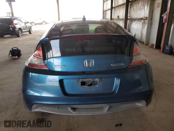 2012 Honda CR-Z EX with VIN JHMZF1D60CS003403, listed as a Copart auction lot 50653495 with 123,723 mi miles and Clean Title. Bid and sale history available at carsss.com. Image 6.