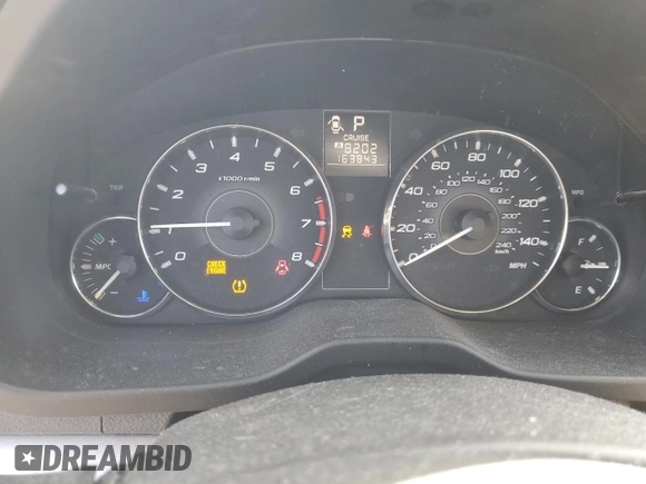 2011 Subaru Outback 2.5i with VIN 4S4BRBAC3B3310031, listed as a Copart auction lot 55672955 with 163,843 mi miles and Salvage title. Bid and sale history available at DreamBid. Image 9.