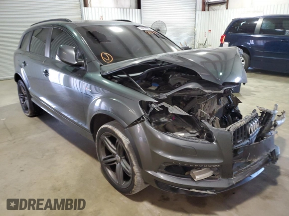 2015 Audi Q7 3.0T S line Prestige with VIN WA1DGAFE8FD016755, listed as a Copart auction lot 60814902 with 104,616 mi miles. Bid and sale history available at carsss.com. Image 1.