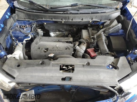 2017 Mitsubishi Outlander ES with VIN JA4AR3AU6HZ070178, listed as a Copart auction lot 54676355 with 72,501 mi miles and Salvage title. Bid and sale history available at DreamBid. Image 12.