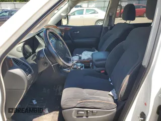 2020 Nissan Armada SL with VIN JN8AY2NDXLX016355, listed as a Copart auction lot 58018284 with 122,370 mi miles and Salvage Title. Bid and sale history available at carsss.com. Image 7.