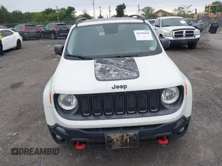 2017 Jeep Renegade Trailhawk with VIN ZACCJBCB5HPE81453, listed as a IAAI auction lot 42324446 with 99,710 mi miles and . Bid and sale history available at DreamBid. Image 12.