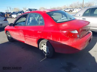 2002 Kia Rio with VIN KNADC123126182360, listed as a IAAI auction lot 41526651 with 82,052 mi miles. Bid and sale history available at carsss.com. Image 3.