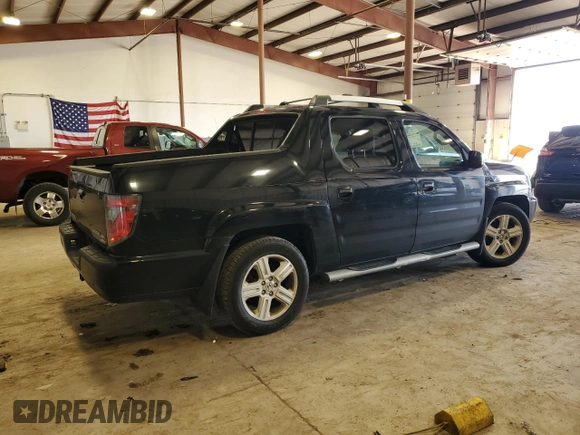 2013 Honda Ridgeline RTL with VIN 5FPYK1F50DB015599, listed as a Copart auction lot 50852074 with 159,411 mi miles and Salvage Title. Bid and sale history available at carsss.com. Image 3.