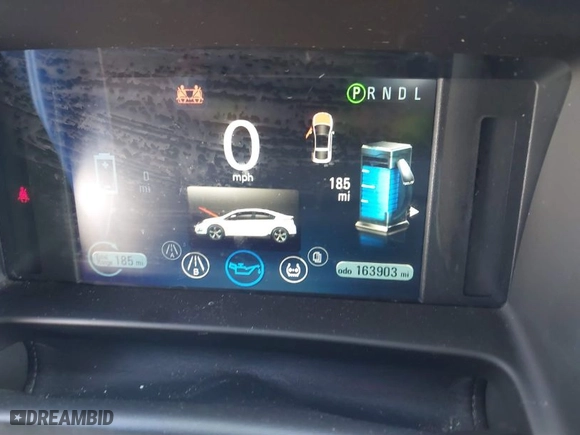 2011 Chevrolet Volt with VIN 1G1RD6E44BU100469, listed as a IAAI auction lot 41749871 with 163,903 mi miles. Bid and sale history available at carsss.com. Image 13.