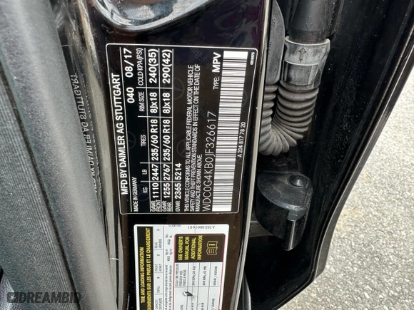 2018 Mercedes-Benz GLC with VIN WDC0G4KB0JF326617, listed as a Copart auction lot 52226295 with 152,234 mi miles and Clean Title. Bid and sale history available at carsss.com. Image 10.