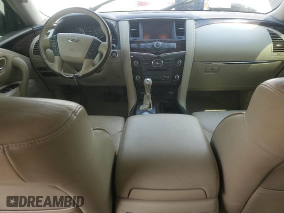 2014 Infiniti QX80 with VIN JN8AZ2NF2E9552173, listed as a Copart auction lot 54492725 with 162,125 mi miles and Salvage title. Bid and sale history available at DreamBid. Image 8.