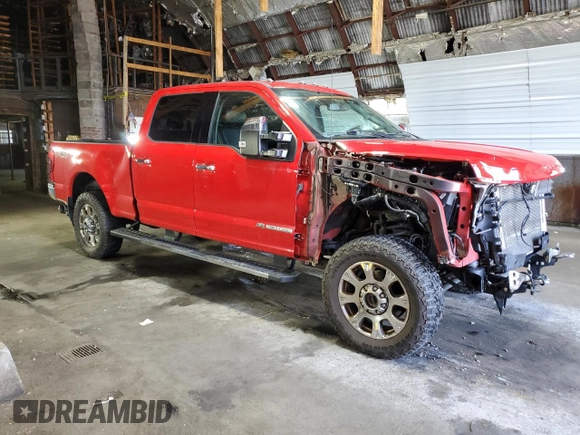 2020 Ford F-350 XL with VIN 1FT8W3BT5LEE91991, listed as a Copart auction lot 59532065 with 93,217 mi miles and Salvage title. Bid and sale history available at DreamBid. Image 4.
