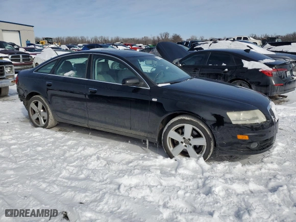2008 Audi A6 with VIN WAUDH74F68N132290, listed as a Copart auction lot 45107065 with 0 mi miles and Salvage Title. Bid and sale history available at carsss.com. Image 4.