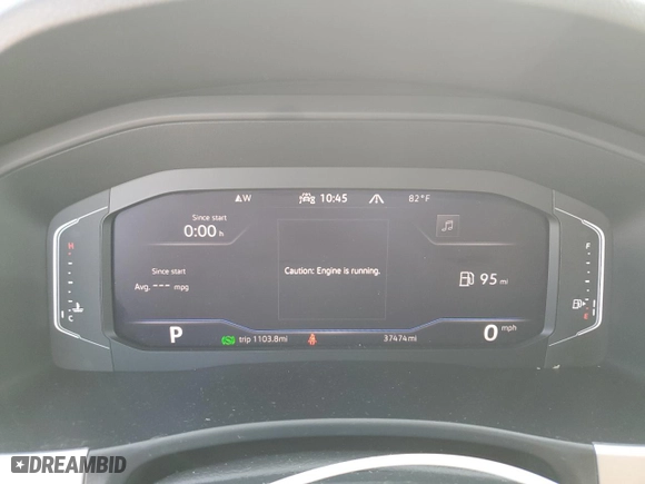 2022 Volkswagen Atlas Cross Sport 2.0T SE w/Technology with VIN 1V2KC2CA5NC218441, listed as a Copart auction lot 70404154 with 37,474 mi miles and Salvage Title. Bid and sale history available at carsss.com. Image 9.