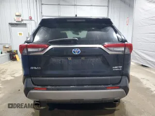 2020 Toyota RAV4 Hybrid Limited with VIN JTMDWRFV7LD525562, listed as a Copart auction lot 50502715 with 0 mi miles and Salvage Title. Bid and sale history available at carsss.com. Image 6.