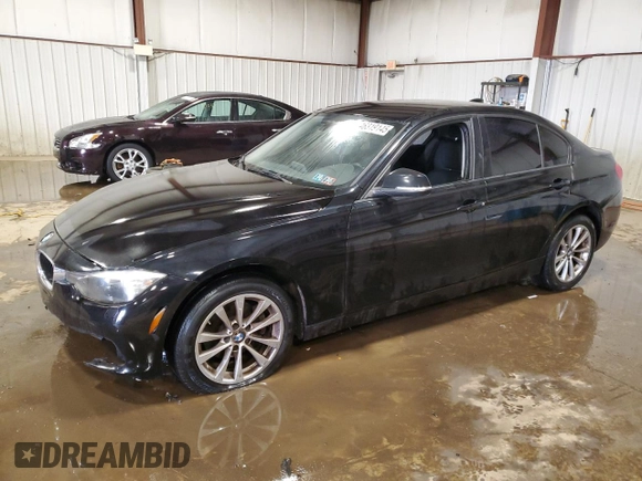 2016 BMW 3 Series 320i xDrive with VIN WBA8E5G59GNT94921, listed as a Copart auction lot 46319145 with 81,955 mi miles and Salvage Title. Bid and sale history available at carsss.com. Image 1.