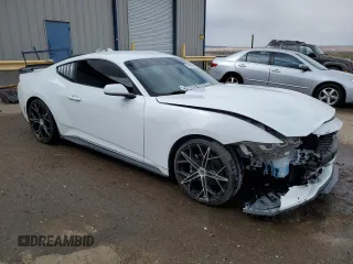 2024 Ford Mustang EcoBoost with VIN 1FA6P8TH3R5118636, listed as a Copart auction lot 48220675 with 7,663 mi miles and Salvage Title. Bid and sale history available at carsss.com. Image 4.