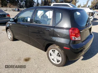 2008 Chevrolet Aveo LS with VIN KL1TD66658B048780, listed as a Copart auction lot 88987715 with 51 mi miles and Salvage Title. Bid and sale history available at DreamBid. Image 2.
