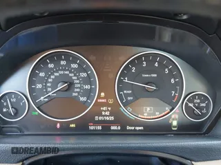 2013 BMW 3 Series 320i with VIN WBA3B1C56DK128089, listed as a IAAI auction lot 41332091 with 101,155 mi miles. Bid and sale history available at carsss.com. Image 6.