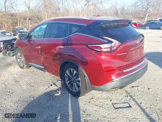 2015 Nissan Murano S with VIN 5N1AZ2MH6FN242983, listed as a IAAI auction lot 41580713 with 109,630 mi miles. Bid and sale history available at carsss.com. Image 3.