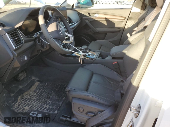 2024 Audi Q5 S line Premium Plus with VIN WA1E2AFY9R2050393, listed as a Copart auction lot 42951605 with Not provided miles and Salvage title. Bid and sale history available at DreamBid. Image 7.