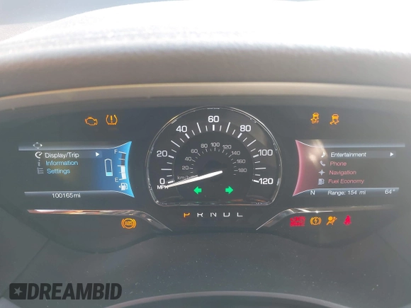 2017 Lincoln MKZ Hybrid Reserve with VIN 3LN6L5MU2HR634929, listed as a IAAI auction lot 42065636 with 100,165 mi miles and . Bid and sale history available at DreamBid. Image 7.