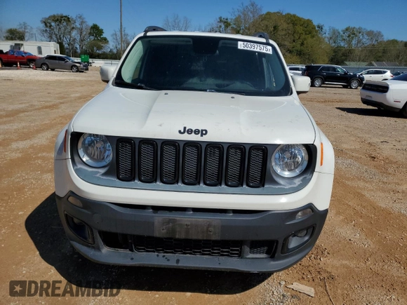 2017 Jeep Renegade Altitude with VIN ZACCJABB7HPG47869, listed as a Copart auction lot 50397575 with Not Provided miles and Salvage Title. Bid and sale history available at DreamBid. Image 5.