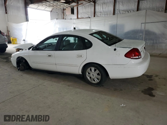 2007 Ford Taurus SEL with VIN 1FAFP56U77A133426, listed as a Copart auction lot 51205465 with Not Provided miles and Salvage Title. Bid and sale history available at DreamBid. Image 2.