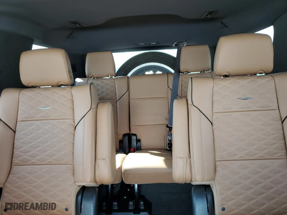 2023 Cadillac Escalade 4WD Premium Luxury with VIN 1GYS4CKL4PR292662, listed as a Copart auction lot 67976344 with 9,318 mi miles and Salvage Title. Bid and sale history available at carsss.com. Image 10.