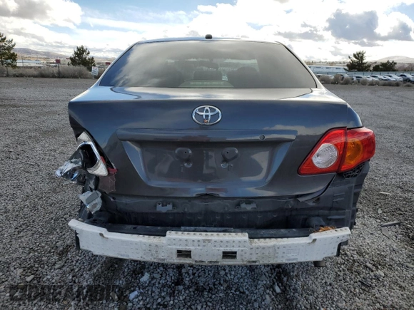 2009 Toyota Corolla with VIN JTDBL40E099020602, listed as a Copart auction lot 48598715 with 132,906 mi miles and Salvage Title. Bid and sale history available at carsss.com. Image 6.