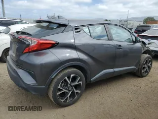 2018 Toyota C-HR XLE with VIN NMTKHMBX0JR042667, listed as a Copart auction lot 54173255 with 50,395 mi miles and Salvage Title. Bid and sale history available at carsss.com. Image 3.