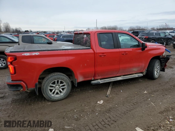 2019 Chevrolet Silverado 1500 RST with VIN 1GCRYEEK2KZ285600, listed as a Copart auction lot 83615634 with 37,625 mi miles and Clean Title. Bid and sale history available at DreamBid. Image 3.