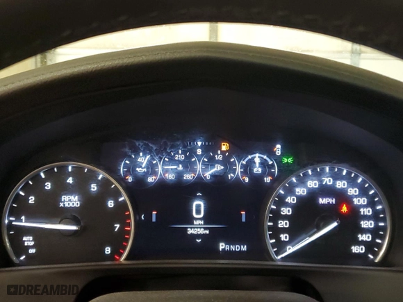 2018 Cadillac CT6 RWD with VIN 1G6KA5RX9JU102414, listed as a Copart auction lot 46687695 with 34,256 mi miles and Salvage Title. Bid and sale history available at carsss.com. Image 9.