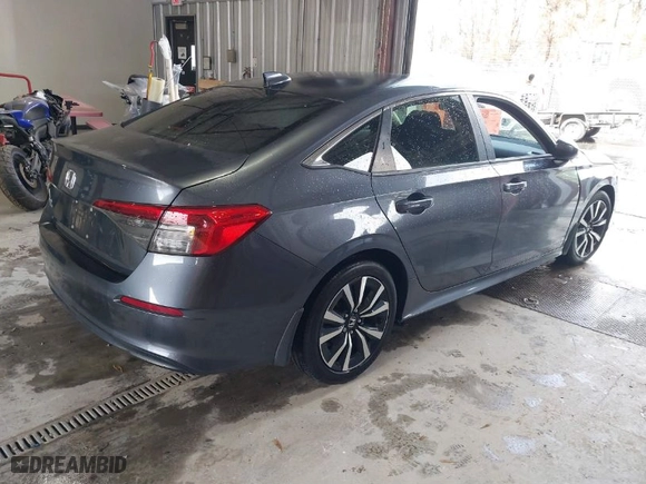 2022 Honda Civic Sedan EX with VIN JHMFE1F78NX004798, listed as a IAAI auction lot 41729982 with 20,829 mi miles. Bid and sale history available at carsss.com. Image 4.