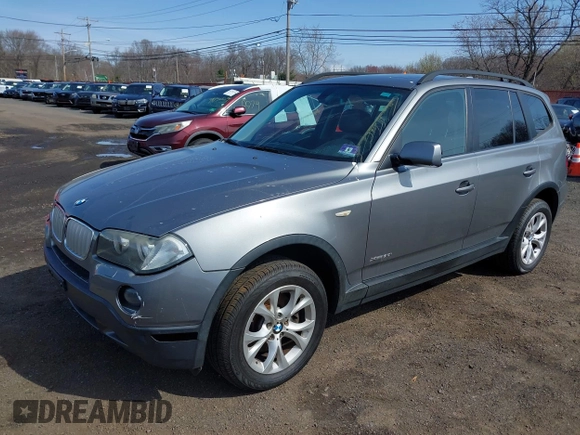 2009 BMW X3 xDrive30i with VIN WBXPC93469WJ29401, listed as a IAAI auction lot 41936422 with 150,856 mi miles. Bid and sale history available at carsss.com. Image 2.