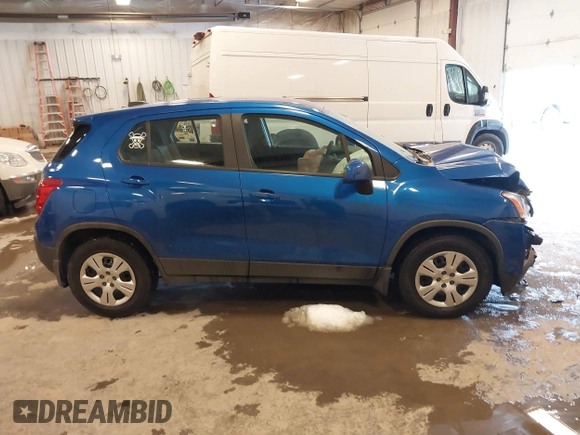 2015 Chevrolet Trax LS with VIN KL7CJKSB6FB178140, listed as a IAAI auction lot 41580006 with 52,014 mi miles. Bid and sale history available at carsss.com. Image 13.