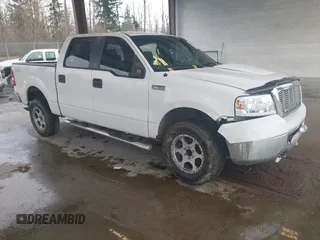 2007 Ford F-150 XLT with VIN 1FTPW14V87FA17113, listed as a IAAI auction lot 41862140 with 396,701 mi miles. Bid and sale history available at carsss.com. Image 1.
