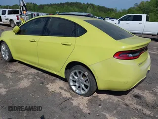 2013 Dodge Dart SXT with VIN 1C3CDFBH3DD133443, listed as a IAAI auction lot 42015225 with 56,867 mi miles. Bid and sale history available at carsss.com. Image 3.