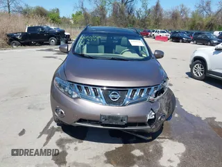 2009 Nissan Murano S with VIN JN8AZ18W19W125600, listed as a IAAI auction lot 42055358 with 66,165 mi miles and . Bid and sale history available at carsss.com. Image 12.