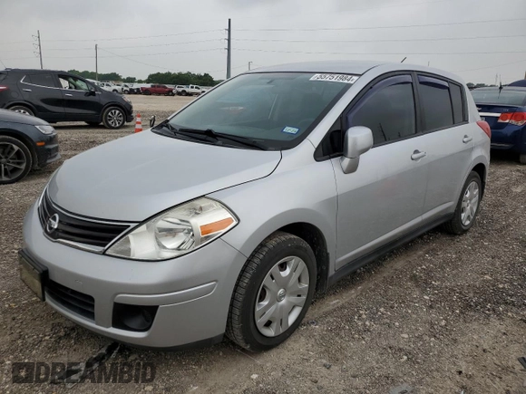 2010 Nissan Versa 1.8 SL with VIN 3N1BC1CP9AL444922, listed as a Copart auction lot 55751984 with 83,459 mi miles and Clean Title. Bid and sale history available at carsss.com. Image 1.