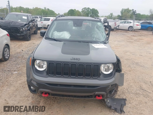 2022 Jeep Renegade Trailhawk with VIN ZACNJDC11NPN53432, listed as a IAAI auction lot 42010778 with 29,889 mi miles and . Bid and sale history available at DreamBid. Image 12.